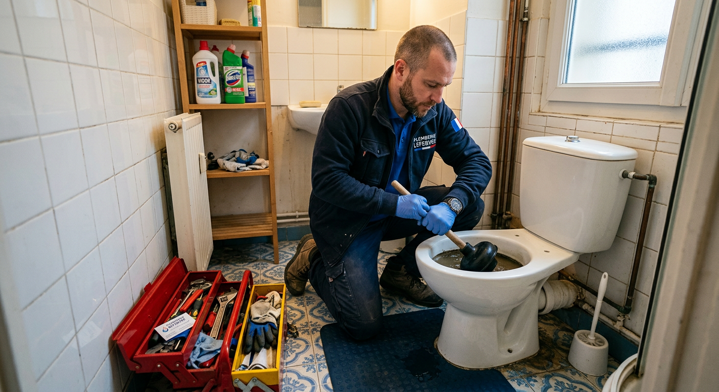 Débouchage WC en urgence par un plombier à Fontenay-sous-Bois